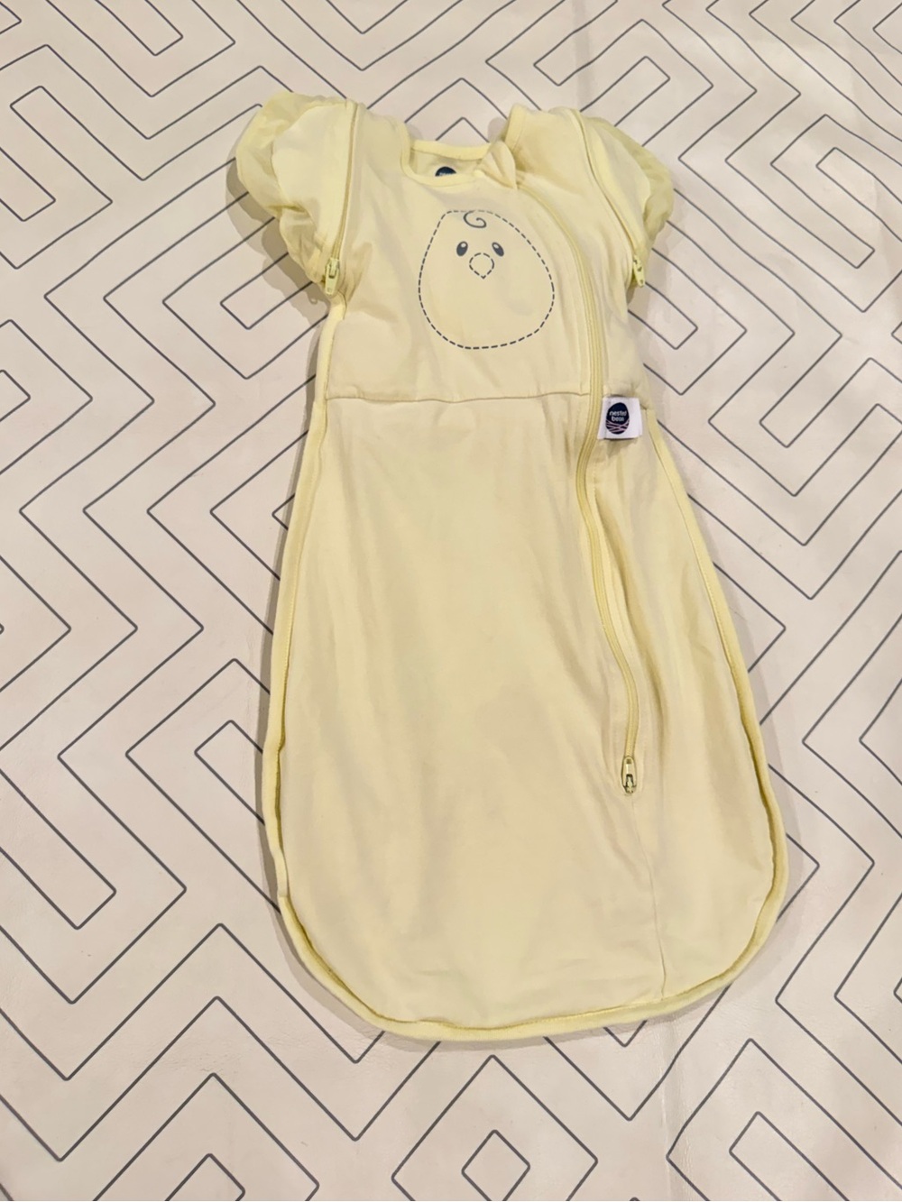 Nested Bean Yellow Zen One Swaddle